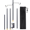 Lantern Stand, Lantern Pole, Double Hook, Foldable, Aluminum, Camping Light