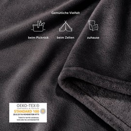 Blumtal Fluffy Cuddly Blanket - High-Quality Blanket, Super Soft Fleece Blanket as Sofa Throw, Bedspread or Living Room Blanket