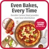 GoodCook BestBake Nonstick Textured Carbon Steel Pizza Pan, 16", Bronze
