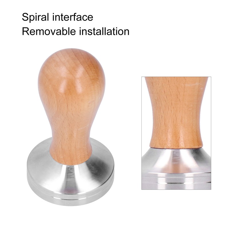 51mm Coffee Tamper Stainless Steel Coffee Powder Press Hammer with