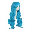 Mapofbeauty Peluca Larga Y Rizada 100 % Fibra Resistente (70