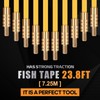GURADESIGN 23.8FT Fiberglass Running Electrical Wire Cable Glow Rods Wire