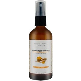 Nuestra Tierra Cosmética Hidrolato de Cúrcuma Orgánico, Loción Corporal y Facial, Todo Biotipo Cutáneo, 120ml