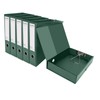HUA JIE A4 Storage File Boxes Plastic Archives Cases with