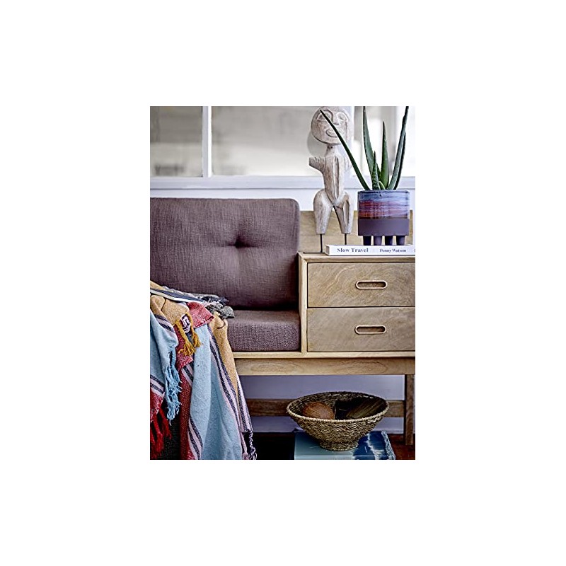 Bloomingville Maes Flower Pot Blue Ceramic