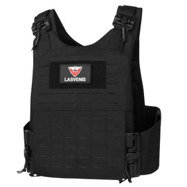 LASVENIS Tactical Vest for Men, Quick Release Lightweight Vests, Adjustable Breathable Weighted Vest