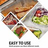 LORD C Foil Food Containers with Lids Medium Disposable Baking