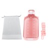Flat Water Bottle, Travel Water Bottle Clear Appearance for Camping