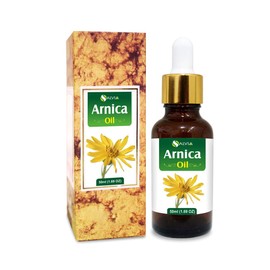Arnica Oil (Arnica Montana) Essential Oil 100% Pure & Natural Undiluted Unrefined Uncut Organic Standard Oil Therapeutic Grade Oil Aromatherapy Oil (50ml with Dropper)