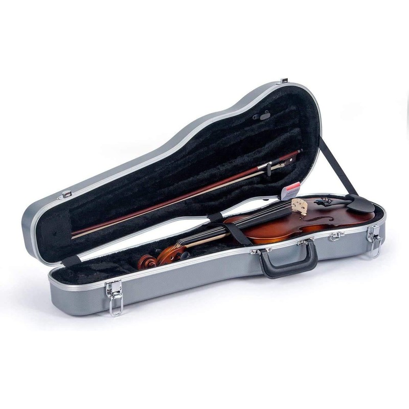 Crossrock Backpack Style Silver 4/4 Violin Case (CRA860SVFSL)