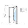 Olideauto Electric Strike Lock for Automatic Swing Door Opener,DC12V 550lbs
