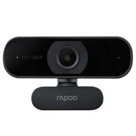 Rapoo XW180 Full HD Webcam 1080P 80° Field of View Auto Focus Noise Reduction USB Port for Skype, FaceTime, Hangouts, Zoom, etc, PC/Mac/ChromeOS/Android