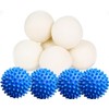 Dryer Balls, Set of 10, Soften Fabrics Naturally, Reusable, Reduce