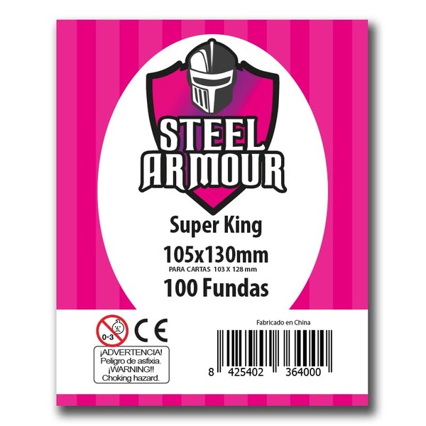 Steel Armour 100 x Super King 105mm x 130mm Clear