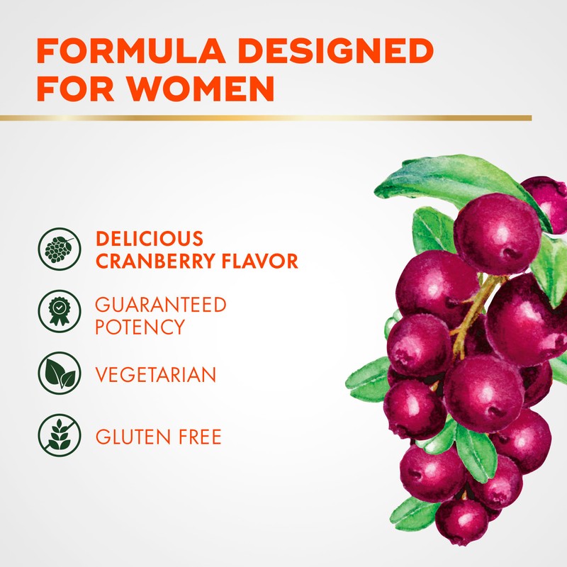 Align Align Probiotic, Women's Dualbiotic Gummies, Cranberry Flavor, 90ct