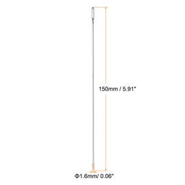 HARFINGTON 10pcs 5.91 Inch Upholstery Needles Large Eye Stitching Needles Stainless Steel Straight Hand Sewing Needles for Home Hand Sewing Leather Tapestry Embroidery Tufting Webbing Carpet