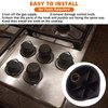meeeyya 5Pcs Knobs Compatible with Dacor Cooktop Knob Replace Compatible