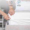 Komfortec King Size Fitted Sheet 100% Cotton, 11 inch (30