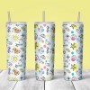 White ProSub 20oz Straight Skinny Tumbler Sublimation Mug Blanks -