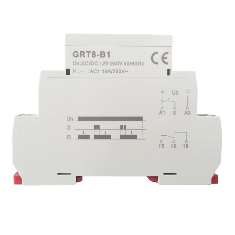 LNKWEL GRT8-B1 Delay Off Time Relay 0.1s-10day Delay 16A AC/DC