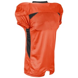 CHAMPRO Huddle Stretch Polyester Dazzle Jersey Orange,black, Medium