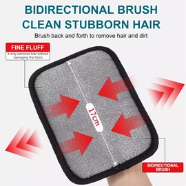 Airdminystion Pet Hair Removal Glove for Cats & Dogs, 2025 Newly Upgraded Five-Finger Electrostatic Pet Hair Gloves, Reusable Pet Hair Remover Tool for Couch, Clothing, Car Seat,Carpet