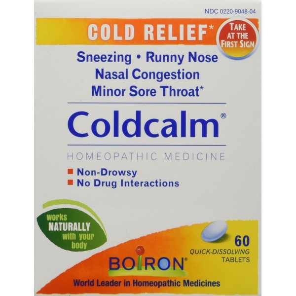 Boiron Coldcalm Tablets, 60 Count