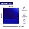 KEJJNYER 5 Pack 12x12 Inch Blue Mirrored Acrylic Sheets, 1/8