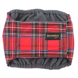Glenndarcy Male Dog Belly Band - Urine Incontinence - Royal Stewart Small Band only