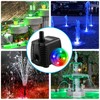 NATPOW Outdoor Fountain Pump with LED, RGB Pond Pump for