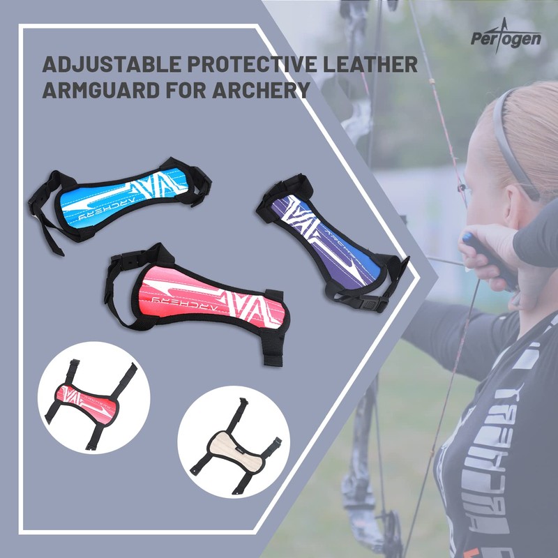 Perogen Archery Arm Guards Arm Adjustable Bow Protector for Adults