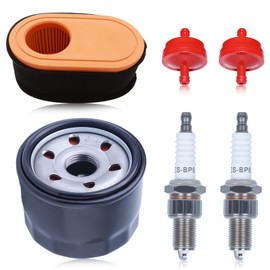 937-05065 951-12260 Air Filter + 951-12690 Oil Filter Spark Plug for Craftsman Powermore 420CC T1000 T1200 R1000 LT4200 CC760ES Lawn Mower