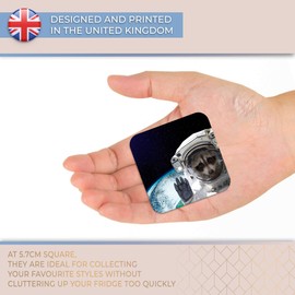 Destination Vinyl ltd Fridge Magnet - Funny Raccoon Astronaut Space Joke 24085