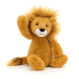 Jellycat Bashful Lion Stuffed Animal, Medium 12 inches - Big Cat Plush Toy - Classic Children's Gift
