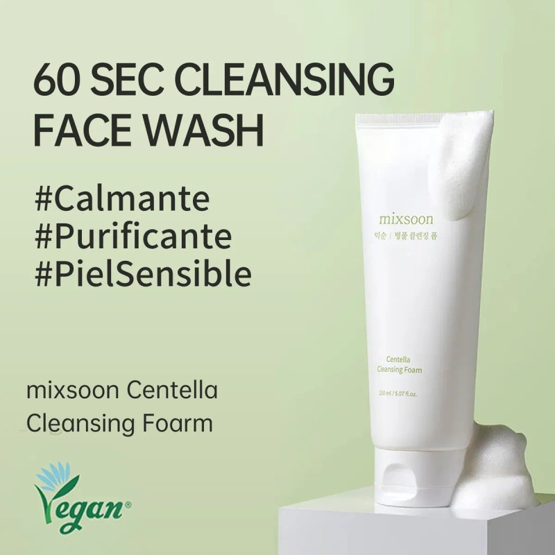 Mixsoon Espuma Limpiadora Centella Calmante Y Antiacné 150ml