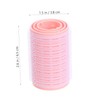 Vaguelly 12pcs Pink Self-Grip Hair Rollers for Salon Styling Easy