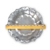 Arthur Court Designs Aluminum Fleur-De-Lis Salad Bowl 12 Inch Diameter
