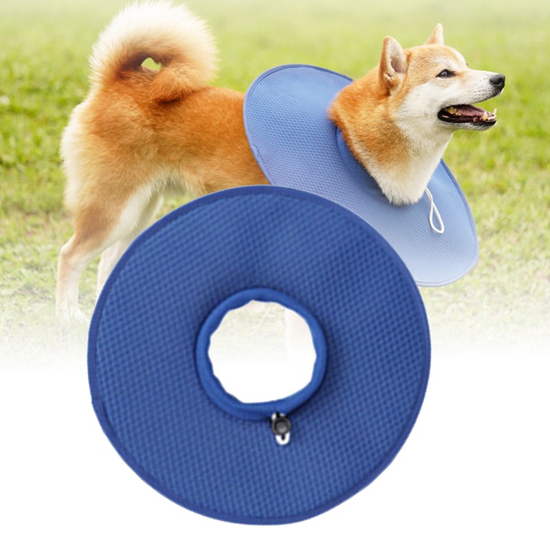 Dog Cone Collar Multipurpose Breathable Mesh Comfortable Prevents Licking Dog