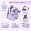 QIXIHU Kids Backpack for Girls, Bookbag for Elementary Students Kawaii