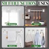 Detachable Adhesive Curtain Rod Holder-20LB, No Drill Curtain Rod Brackets