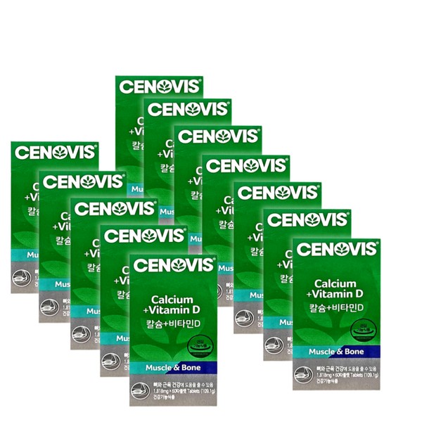 [On Sale] Cenovis Calcium Vitamin D 1818mg 60 tablets 12 units Maintain nerve function / [온세일]세노비스 칼슘 비타민D 1818mg 60정 12개 신경기능유지