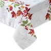 Newbridge Thanksgiving Autumnal Green and Red Flourishing Leaves Rectangle Fabric