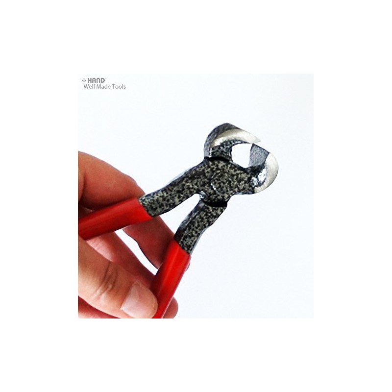 HAND ® Professional Red Soft Grip Wire End Cutting Plier