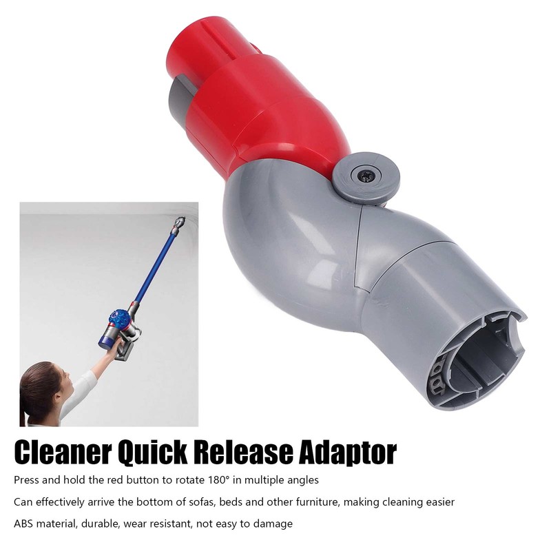 Vacuum Cleaner Bottom Adapter ABS 180° Rotation Vacuum Adapter Parts