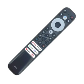 121AV Original Ersatz Voice TV Fernbedienung für TCL RC902V FUR1 Kompatibel mit 43P631X1 50P631X1 55C731X1 55C831X1 32RS530X1 40S5203X2 55C835K 55C631X1 Smart QLED 4 K HDR