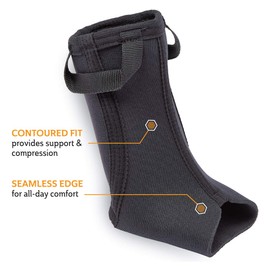 Curad Performance Series Neoprene Open Heel Ankle Supports