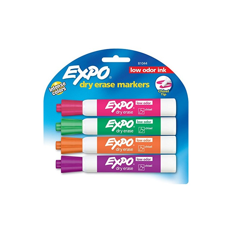 Expo 1929206 Tinta Borrable PTA Cincel TJ con 4 Colores