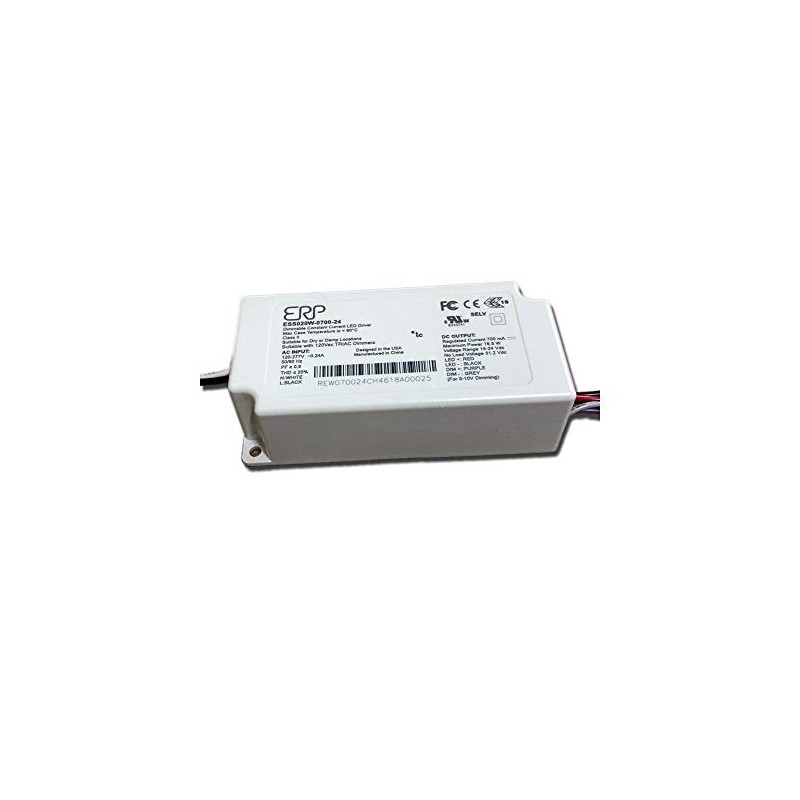 ERP Power ESS020W-0700-24 CC LED Power Supply 120-277 Vac, 87%