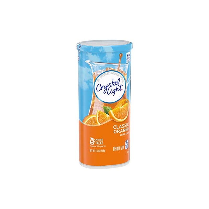 Crystal Light Classic Orange Drink Mix (5 Pitcher Packets)