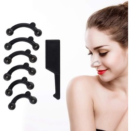 ZJchao 7Pcs Moldeador de Nariz, Invisible Nose Shaping Lifting Alisado Clip Bridge Mejorador de Belleza para Levantar y r Forma, Nose Slimmer Bridge Enderezar la Nariz Clip
